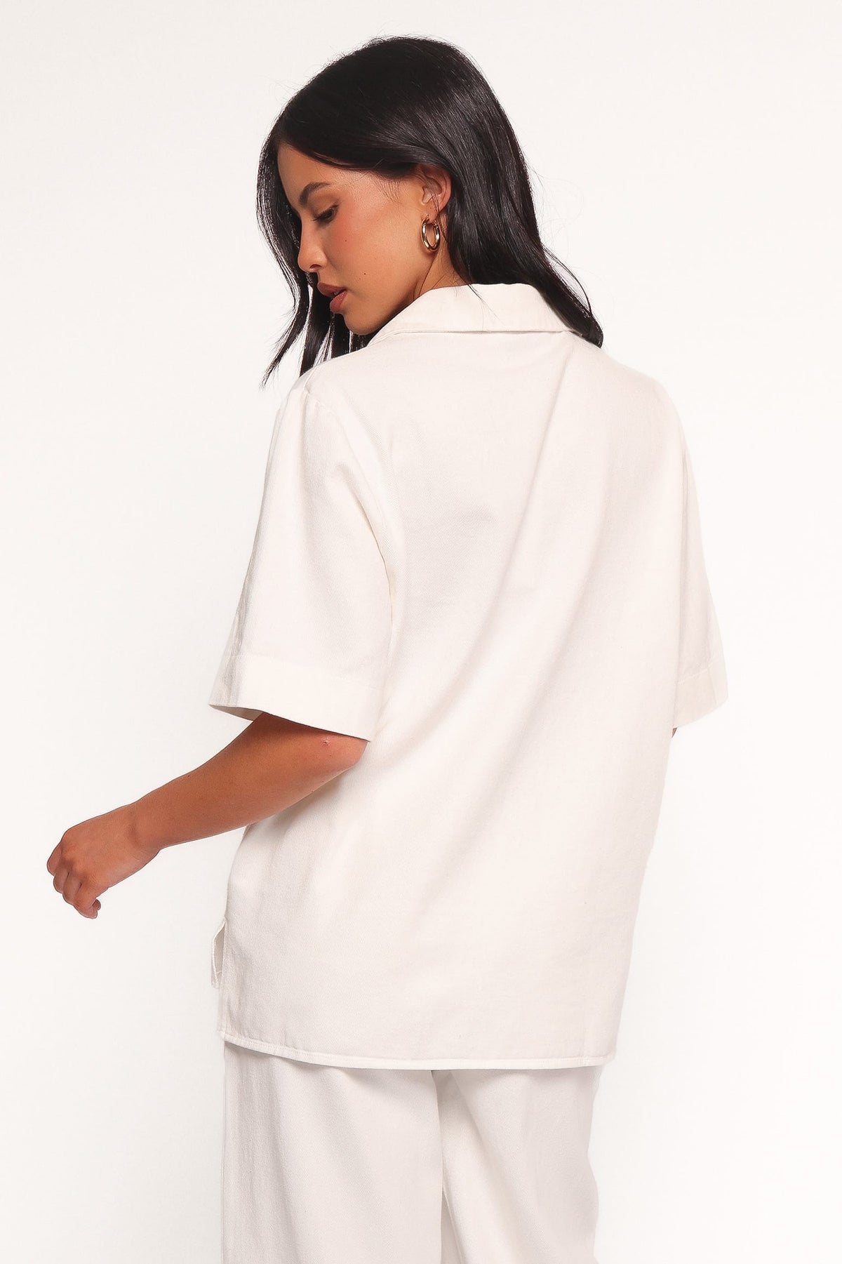 Odelia Denim Shirt - Off White