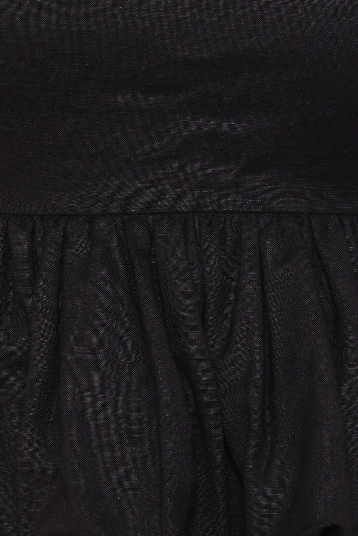 Ursa Peplum Top - Black