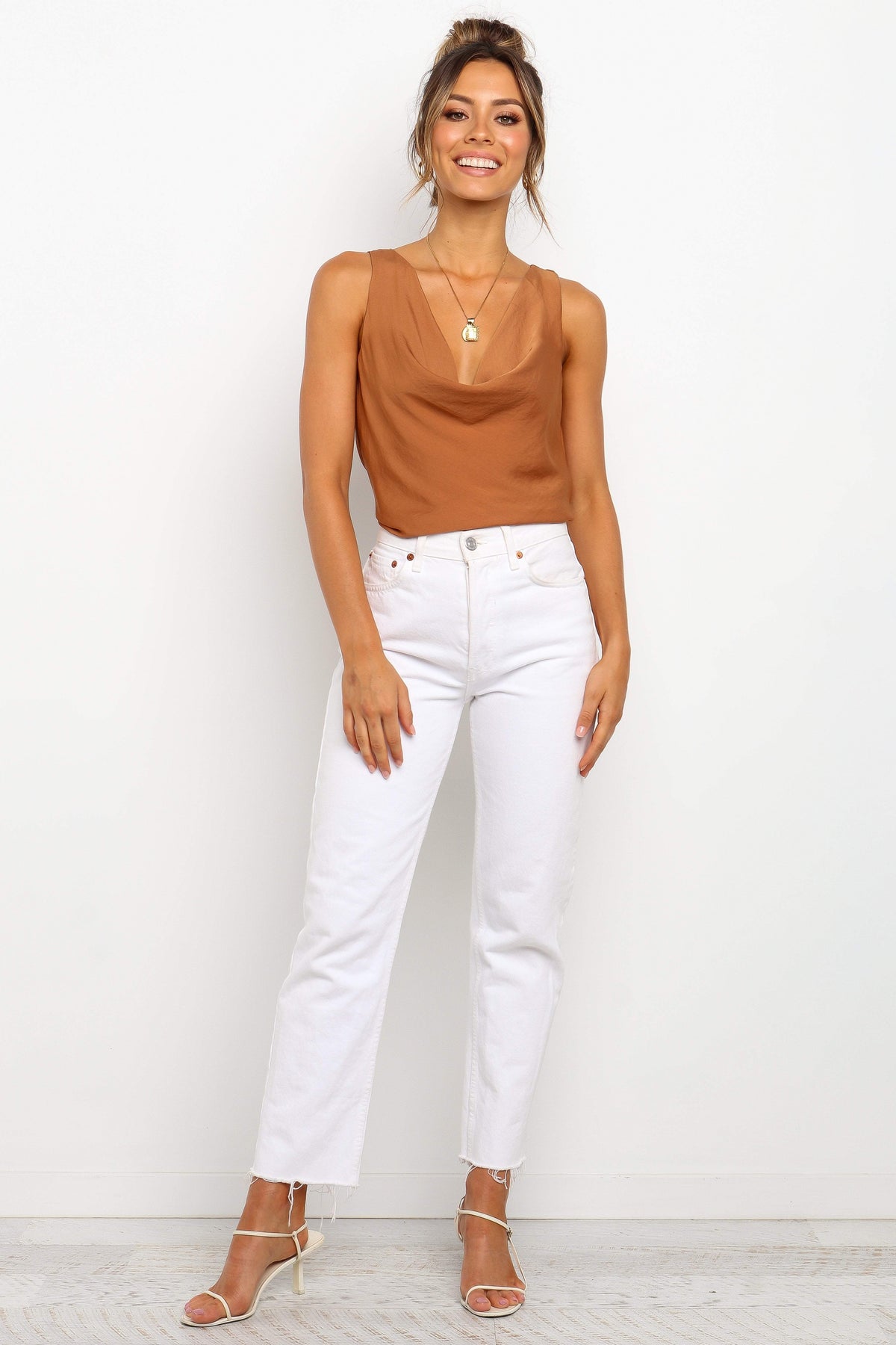 Vinita Top - Rust